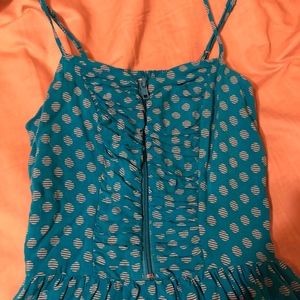 Blue Target polka dot dress